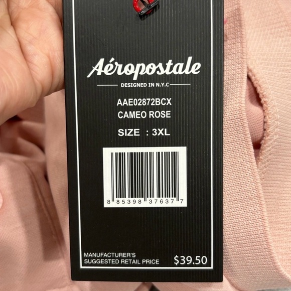 Aeropostale Light Pink Polo Shirt 3XL NWT - Picture 4 of 6